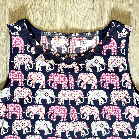 Crown & Ivy sleeveless tiered top! - Picture 2 of 6